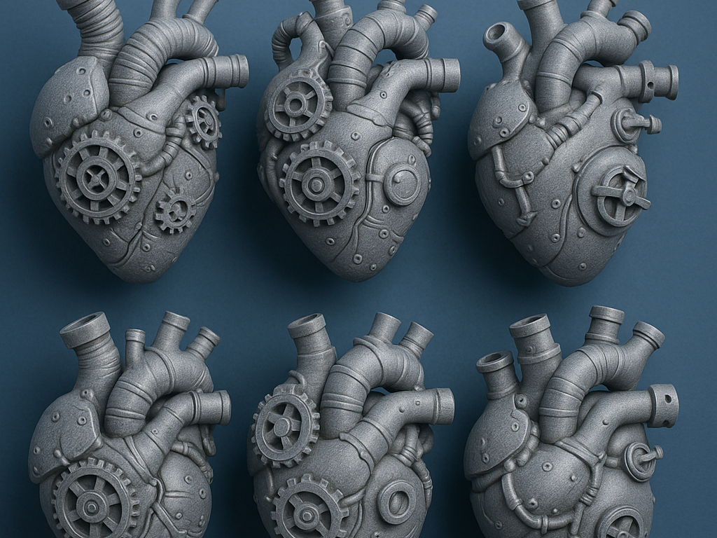 Steampunk Mechanical Heart Pack