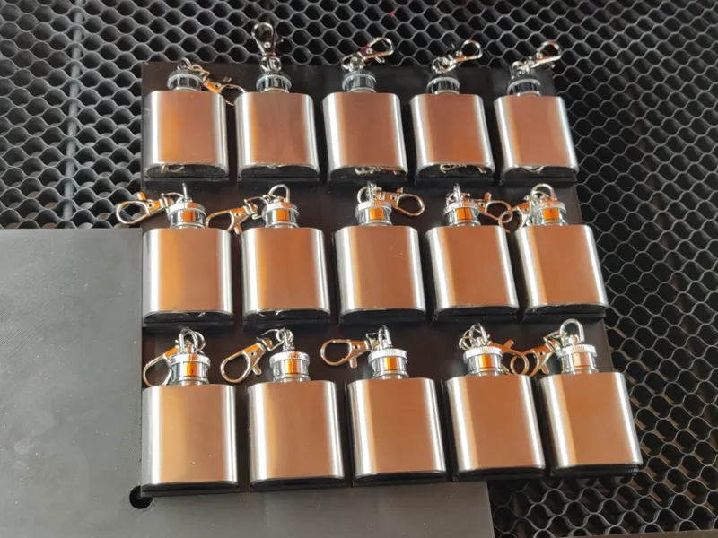 Mini hip flask - laser template