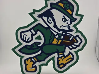 New Notre Dame Football Logo Lightbox