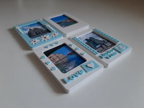 Marco decorativo: Photoframe INSTAX MINI fridge magnet — referencia de MakerWorld