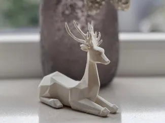 Polygon Reindeer