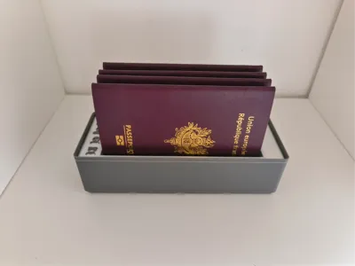 4 Passeports holder Gridfinity 1,5x4x5u