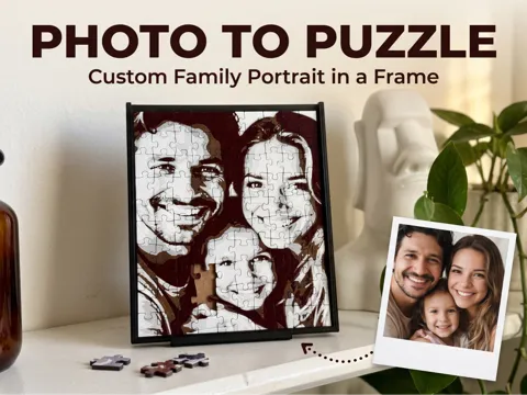 Customizable Puzzle 100pcs Set - Vertical