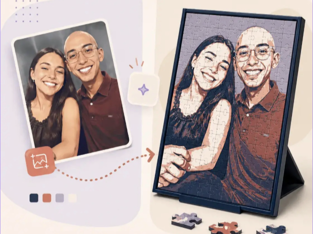 Customizable Puzzle 100pcs Set - Vertical