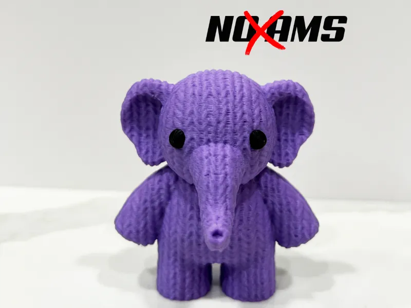 Knitted Baby Elephant