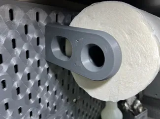 Paper Towel holder for Skadis Type Board