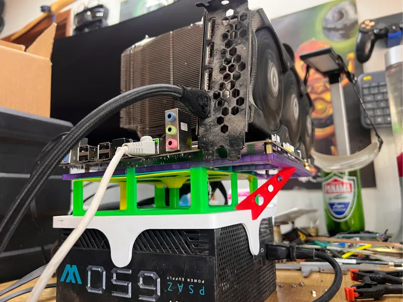 3D Printed Open-Air PC Test Bench – ATX Size