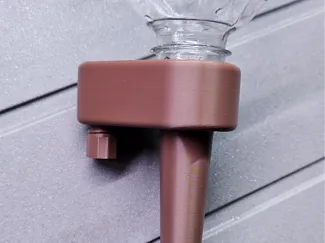 Goutte à goutte bouteille soda