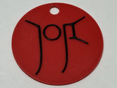JOJI logo keychain