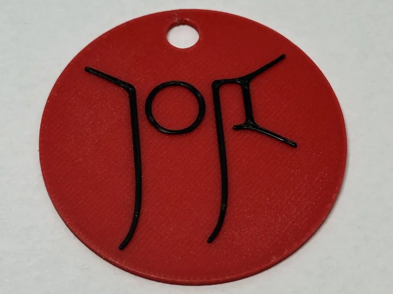 JOJI logo keychain