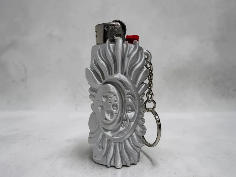 Moon Bic Lighter Case