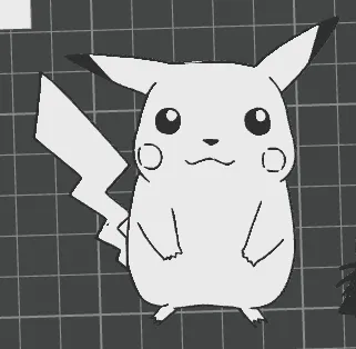 Pokémon Coloring Kit - 2D Art Wall / Standee Kit - Free 3D Print Model ...