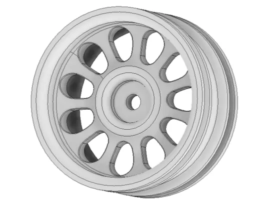 1/10 RC rim for rubber tire