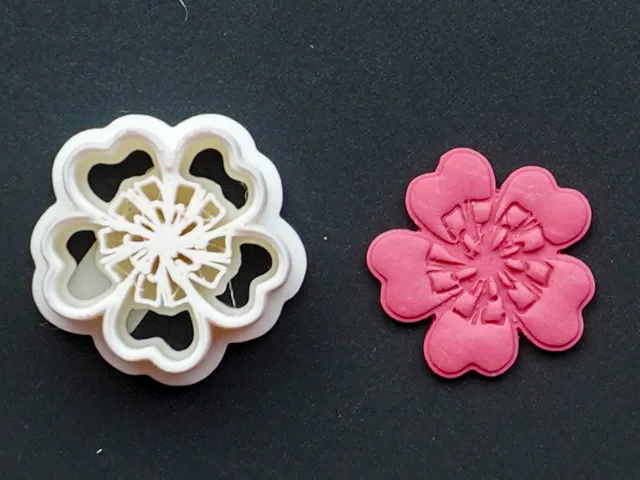 Flower Polymer Clay Cutter Earrings Necklace