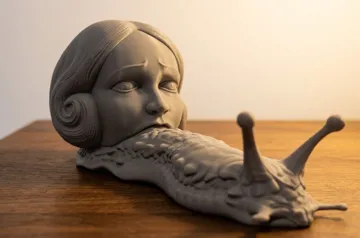 Figura decorativa: Slug girl Junji Ito — vista de referencia 3