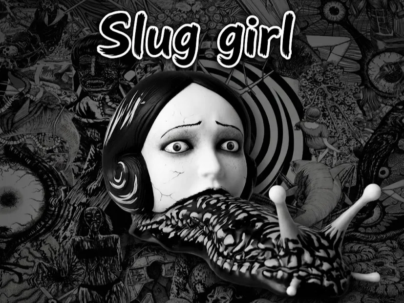 Figura decorativa: Slug girl Junji Ito. Referencia del modelo original.
