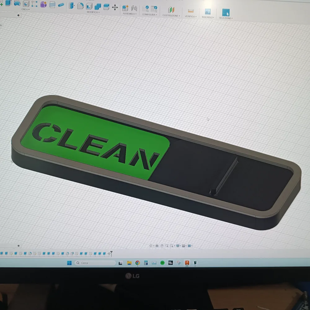 Clean/Dirty Magnetic Slider Indicator - Free 3D Print Model - MakerWorld