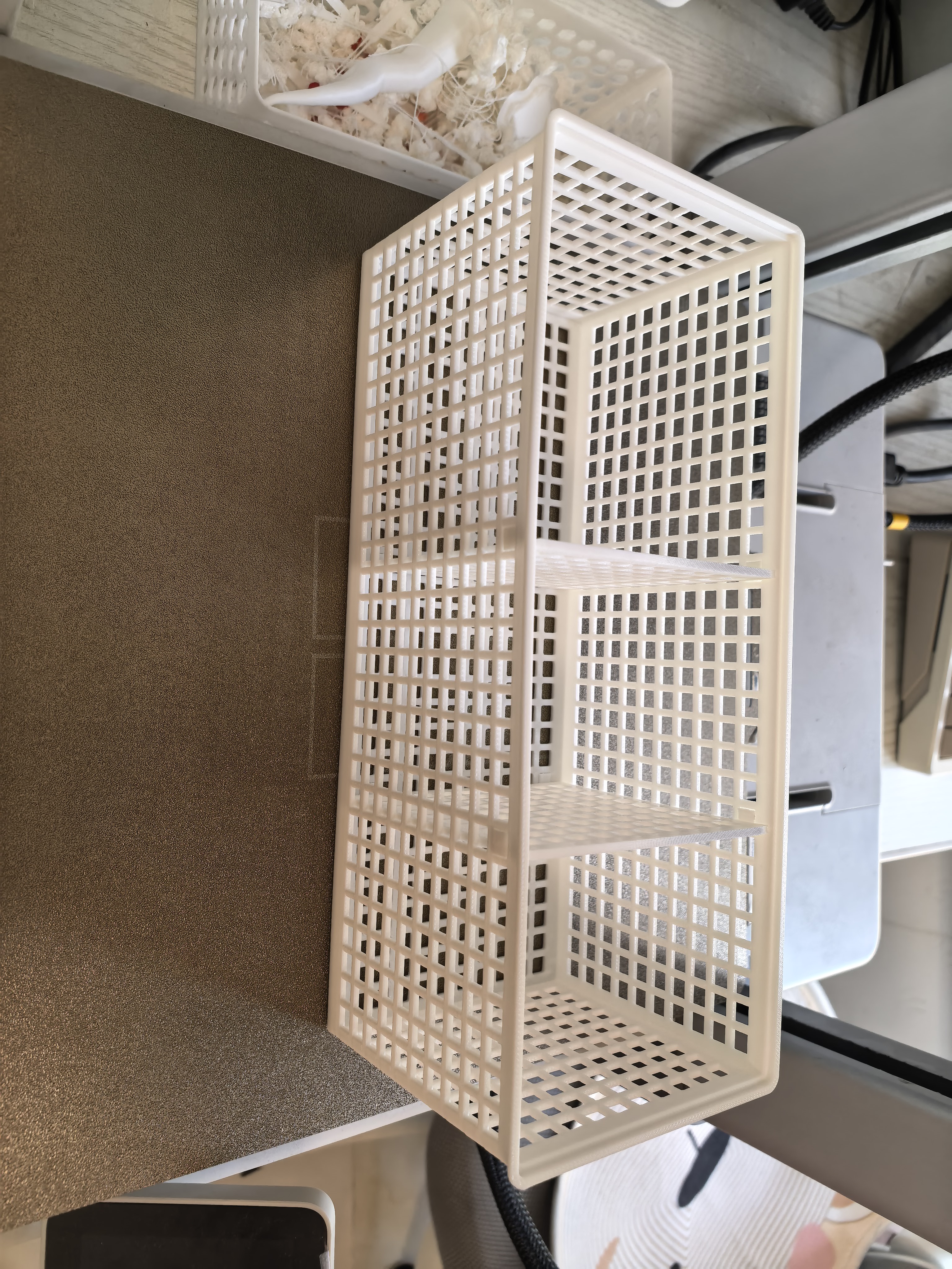 Miniatura 2 do modelo 3D 分隔收纳盒（尺寸可定制版）
