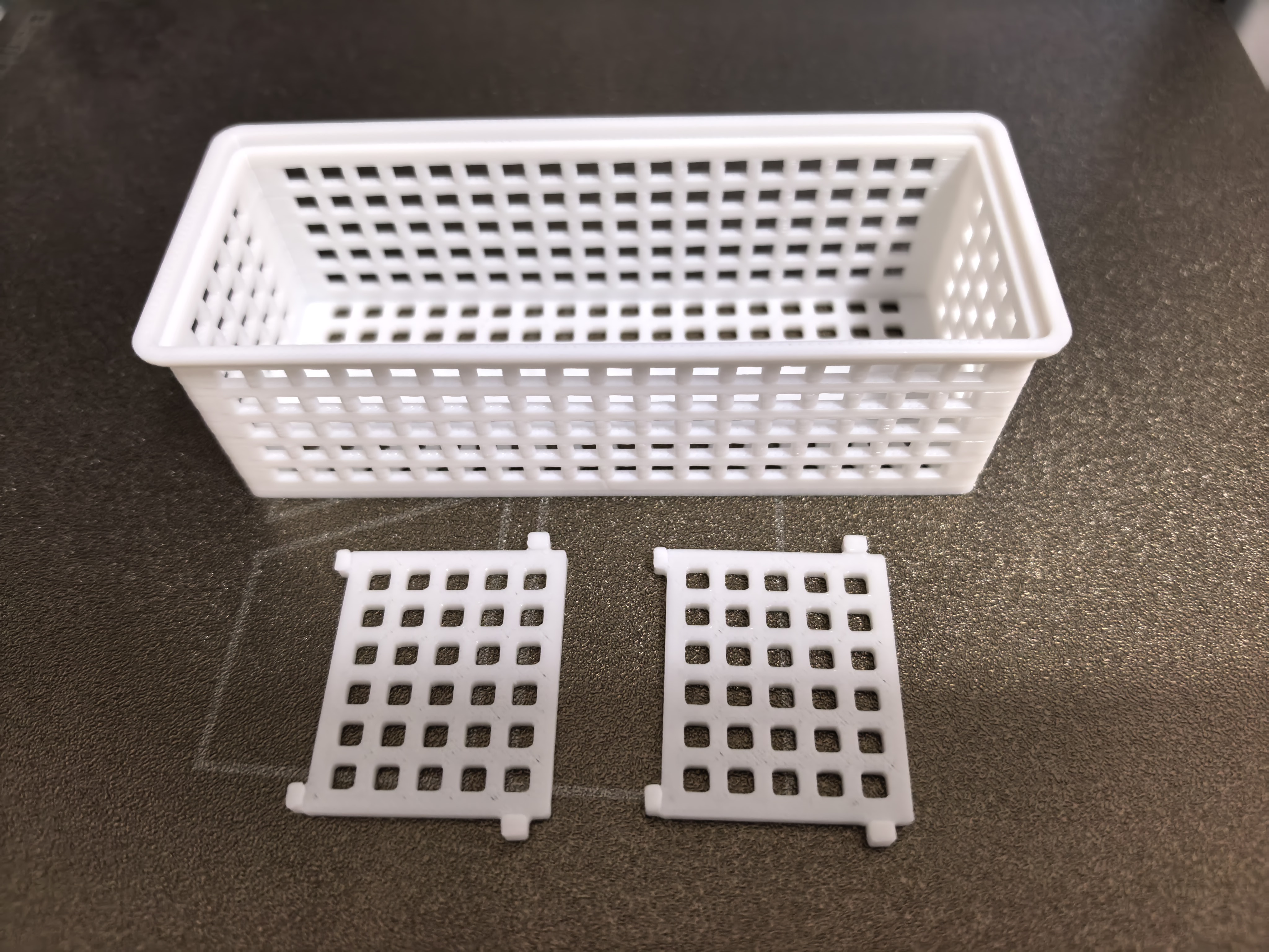 Miniatura 3 do modelo 3D 分隔收纳盒（尺寸可定制版）