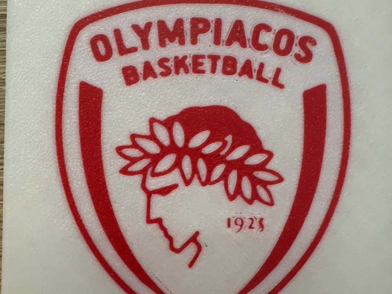 Olympiacos Basketball coasters with base
