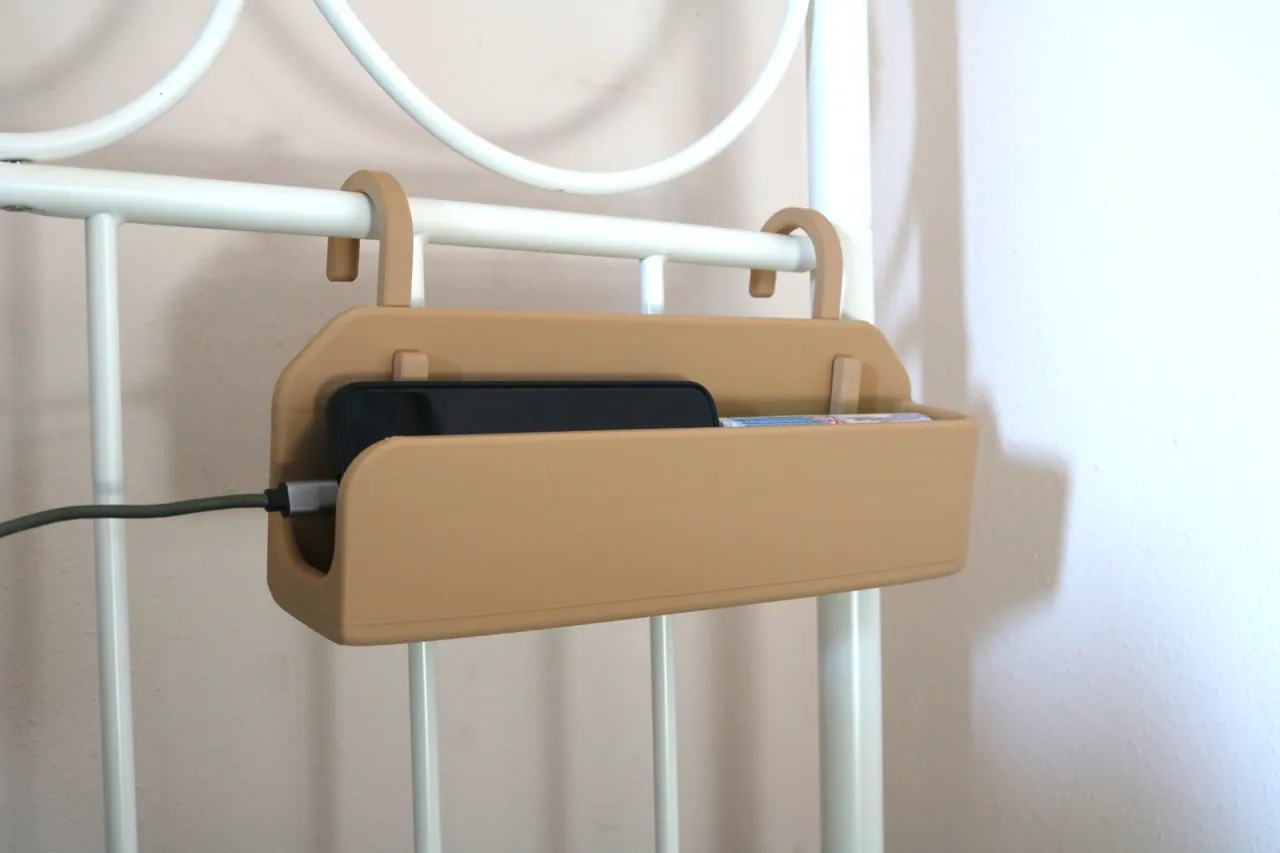 Bedside Hook-On Storage Box – Organizer view 2
