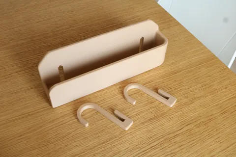 Bedside Hook-On Storage Box – Organizer view 3
