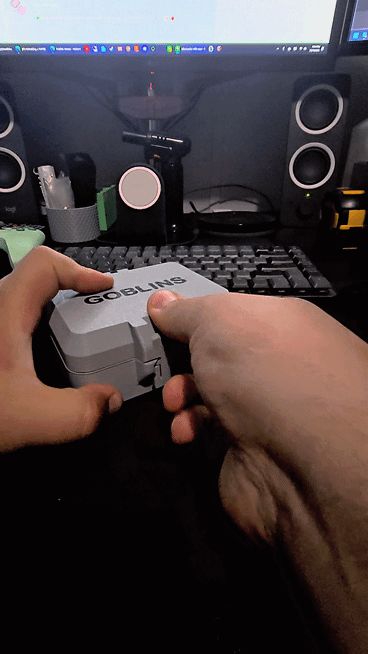 Latching Case with Modifiable Text
