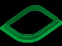 Angular Rectangle Cookie Cutter