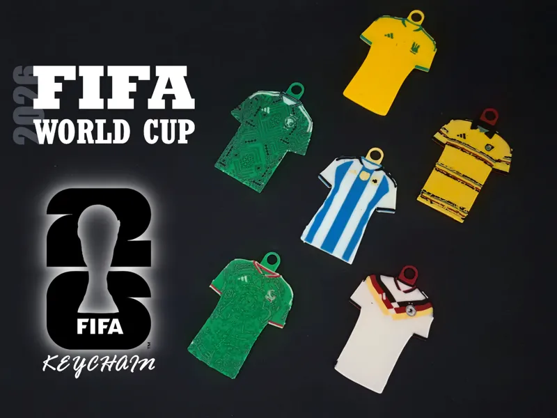 FIFA World Cup 26 Jersey Keychains - National Team