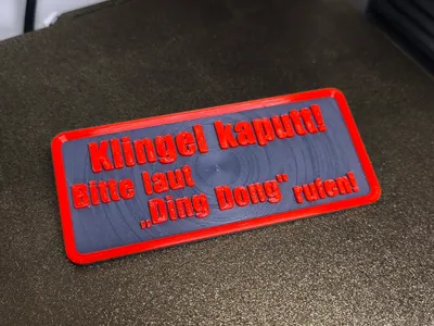 Bell broken! Please shout "Ding Dong" loudly!