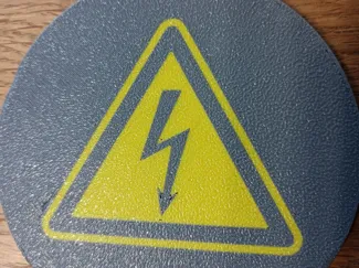 High voltage cup coaster