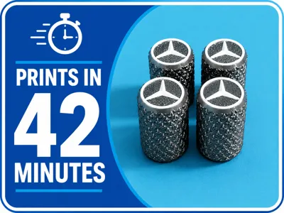 Mercedes Tyre Dust Caps