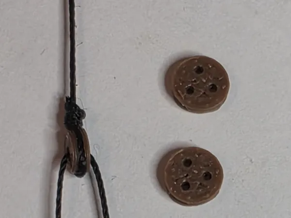 Poulies de gréement pour maquette de voilier