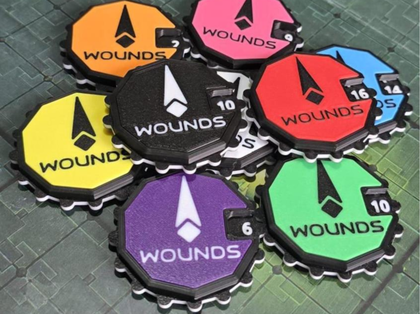WH40K Kill Team Wound Counter / Damage Tracker