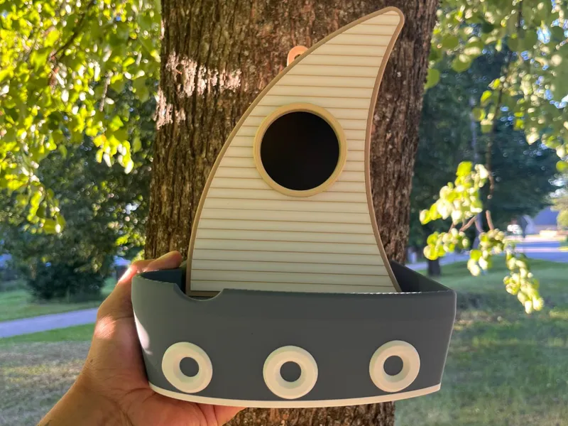 Sailboat Birdhouse 