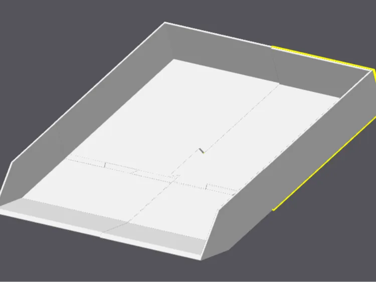 Plateau empilable pour papier scrapbooking 12x12