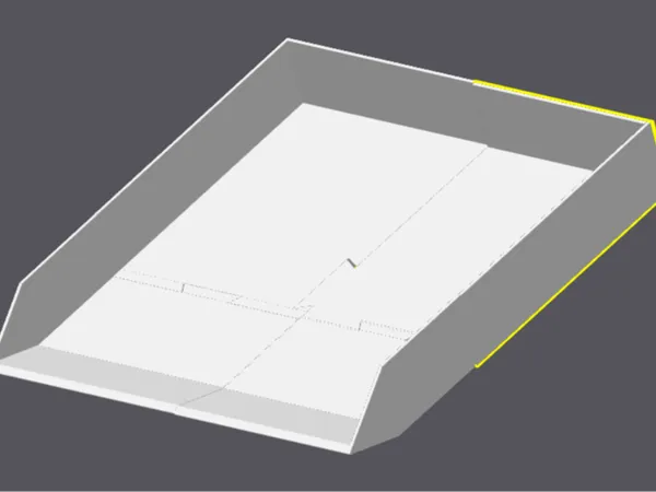 Plateau empilable pour papier scrapbooking 12x12