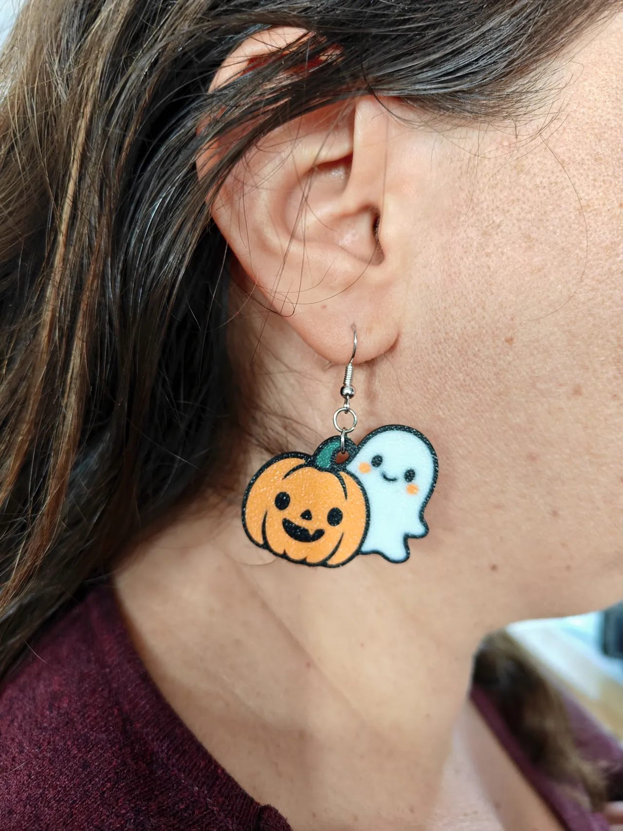 Boucles d’oreilles Halloween mignonnes view 4
