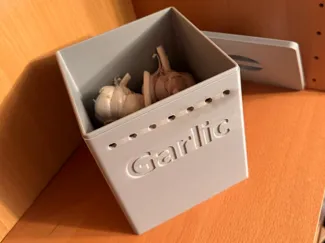 Knoblauch Behälter Garlic Container