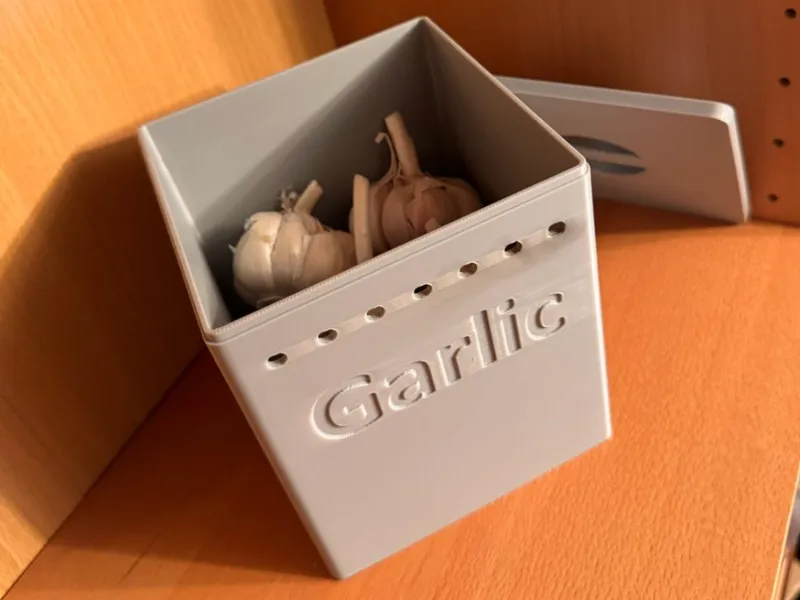 Knoblauch Behälter Garlic Container