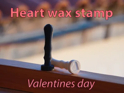 Heart Wax Seal Stamp – for Valentine’s Day