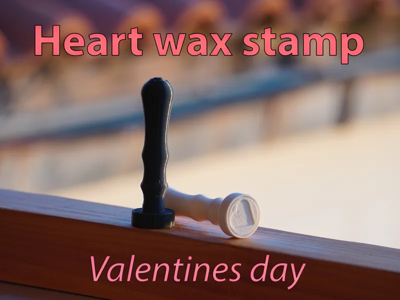Heart Wax Seal Stamp – for Valentine’s Day