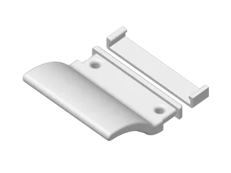 Balcony door handle