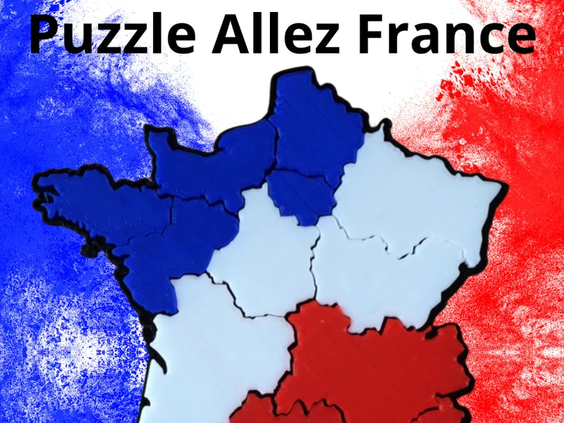 Regions of France 3D Puzzle