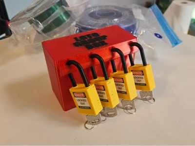 LOTO lock group box
