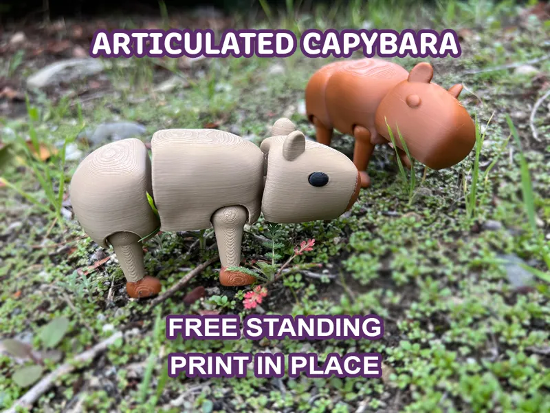 Articulated Capybara Flexi - No Supports