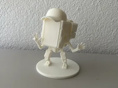 Chibi Cabin Bot - PRAGMATA Inspired Mini Figure