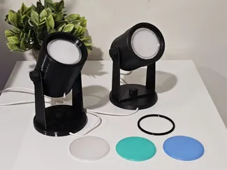 LED Spotlight with USB LED light (w/diffusers)