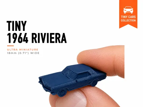 Accesorio para boquillas: Tiny 1964 Riviera - Mini Cars Series — referencia de MakerWorld