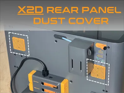 Bambu Lab X2D XY Belt Dust Cover